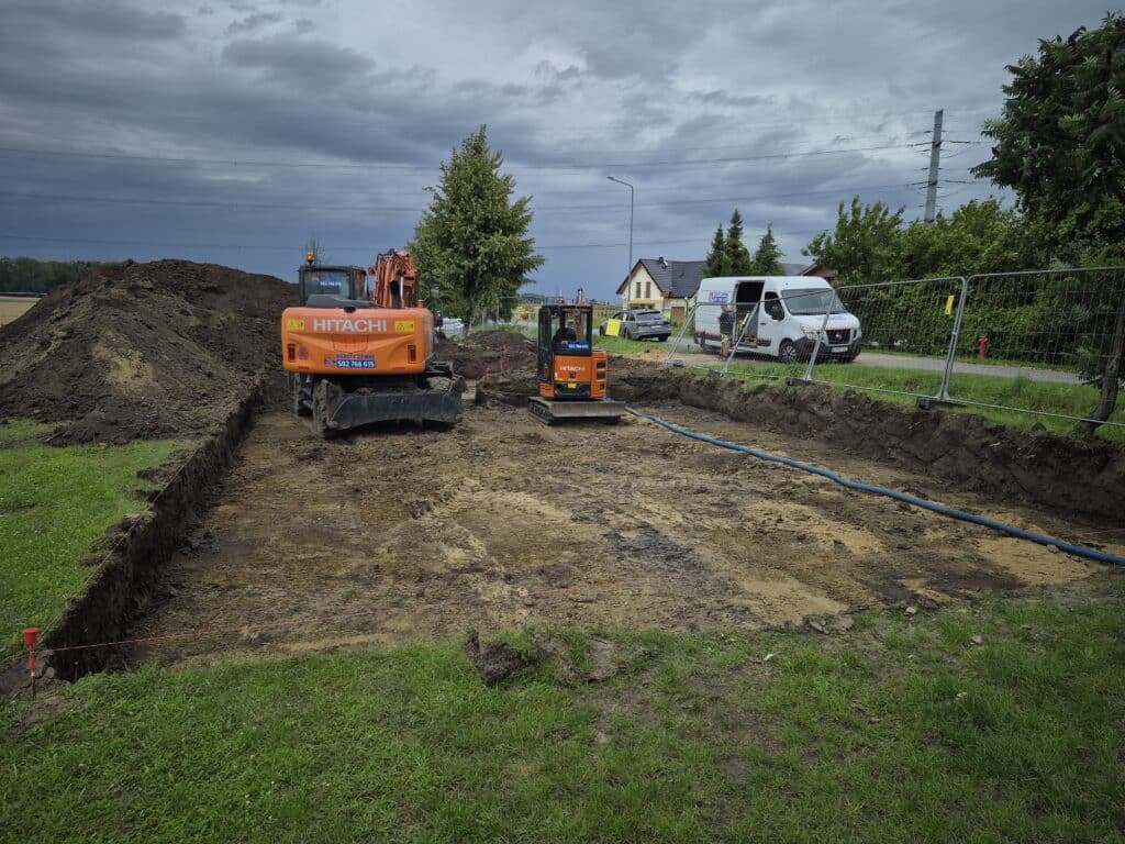Wykopy pod fundamenty